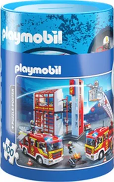 Puzzle 100 Skarbonka Playmobil