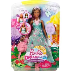 Barbie Księżniczki kolorowe fryzury