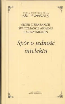 Spór o jednosć intelektu - Mikołaj Olszewski