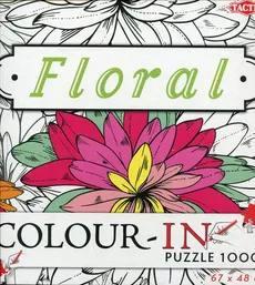 Puzzle Floral Color-In do kolorowania 1000