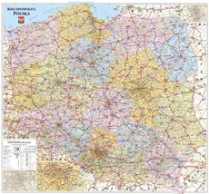 Polska mapa kodowa ścienna - Outlet