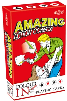 Amazing Comics Color-In Playing 55 kart do kolorowania