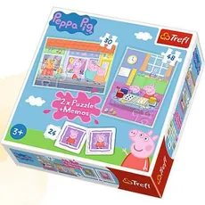 Puzzle Dzień Peppy 2w1+memos - Outlet