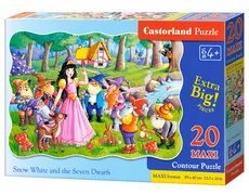 Puzzle Maxi Konturowe Snow White and the Seven Dwarfs 20