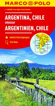 Argentyna Chile Urugwaj 1:4 000 000 - Outlet