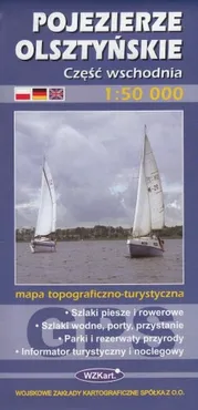 Pojezierze Olsztyńskie część wschodnia 1:50 000