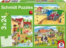 Puzzle Schmidt 3x24 Praca na wsi