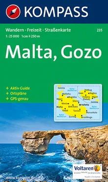 Malta Gozo mapa 1:25 000