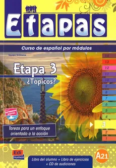 Etapas 3 Podręcznik + ćwiczenia + CD - Equipo Entinema