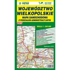 Województwo Wielkopolskie Mapa samochodowa - Outlet