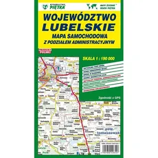 Województwo lubelskie Mapa samochodowa 1:190 000