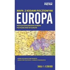 Europa Mapa z kodami pocztowymi 1:5 200 000 - Outlet
