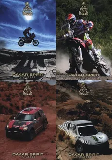 Zeszyt A4 Dakar w kratkę 54 kartki 10 sztuk mix
