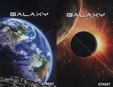 Zeszyt A4 Galaxy w kratkę 60 kartek 6 sztuk mix