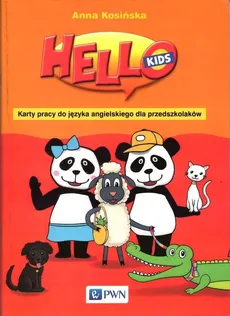 Hello Kids Karty pracy do języka angielskiego dla przedszkolaków - Outlet - Anna Kosińska