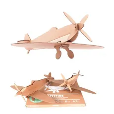 Spitfire dwa małe samoloty z tektury do składania DIY