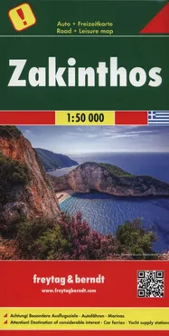 Mapa Zakinthos 1:50 000