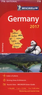 Mapa Germany  1:750 000 2017