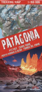 Patagonia  trekking map 1:160 000