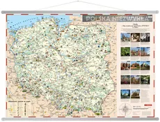 Polska niezwykła Mapa ścienna dla dzieci - Outlet