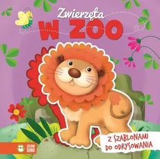 Książka z szablonem Zwierzęta w zoo