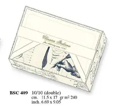 Papeteria box 10 kopert i 10 karnetów BSC 409