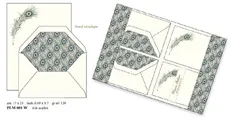 Papeteria Wallet 6 kopert i 6 papierów listowych PLM001W