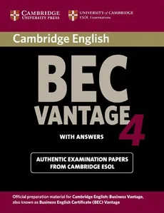 Cambridge BEC Vantage 4 Student's Book with answers