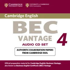 Cambridge BEC Vantage 4 Audio CDs