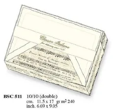 Papeteria box 10 kopert i 10 karnetów BSC 511