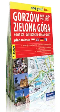 Gorzów Wielkopolski Zielona Góra plan miasta1:15 000