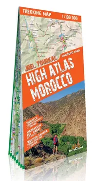 High Atlas Morocco Trekking map 1:100 000
