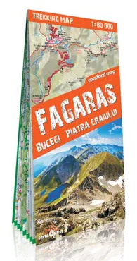 Fogaraskie Góry, Buczegi, Piatra Craiului laminowana mapa trekingowa TerraQuest
