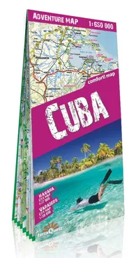 Kuba mapa samochodowo-turystyczna