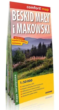 Beskid Mały i Makowski Laminowana mapa turystyczna 1:50 000 - Outlet