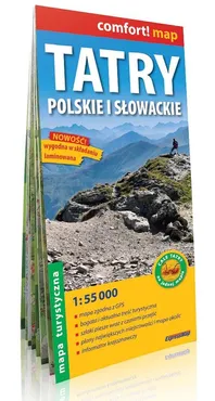 Tatry Polskie i Słowackie mapa turystyczna 1:55 000