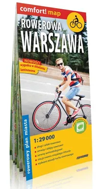 Rowerowa Warszawa Rowerowy plan miasta 1:29 000