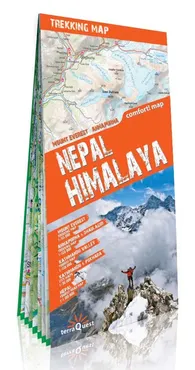 Nepal Himalaya trekking map 1:115000