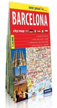 Barcelona city map 1:16 000