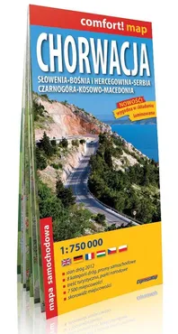 Chorwacja mapa samochodowa 1:750 000