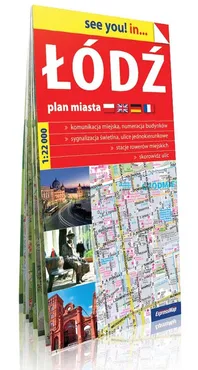 Łódź see you! in... papierowy plan miasta