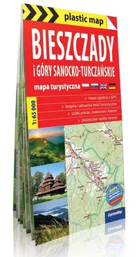 Bieszczady i Góry Sanocko-Turczańskie mapa turystyczna