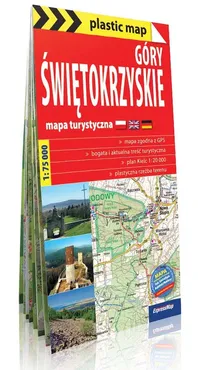 Góry Świętokrzyskie mapa turystyczna