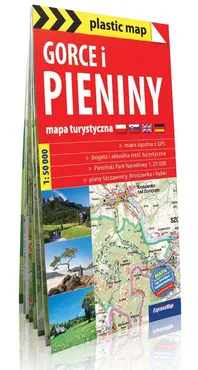 Gorce i Pieniny plastic map Mapa turystyczna 1:50 000