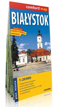 Białystok 1:20 000 laminowany plan miasta