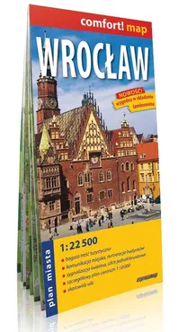 Wrocław Plan miasta 1:22 500  laminowany