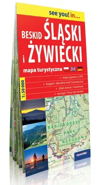 Beskid Śląski i Żywiecki see! you in papierowa mapa turystyczna