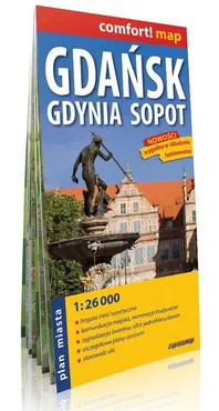 Gdańsk Gdynia Sopot plan miasta 1:26 000