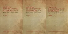 Słownik polskiej krytyki literackiej 1764-1918