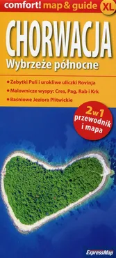 Chorwacja Wybrzeże północne XL 2w1 przewodnik i mapa